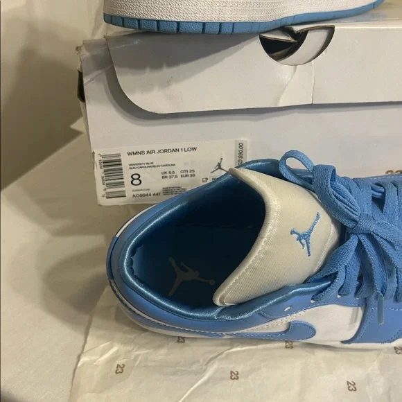 *Sale*Nike Air Jordan 1 Low University Blue Women’s NO BOX!(NOT INCLUDED) - Picture 2 of 9